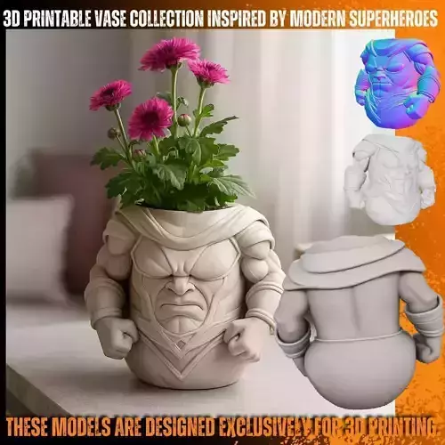 Chibi Angry Warrior Figure  3D Printable STL