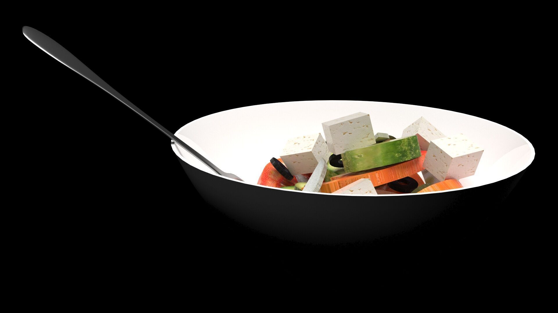 Greek Salad 3D model_10