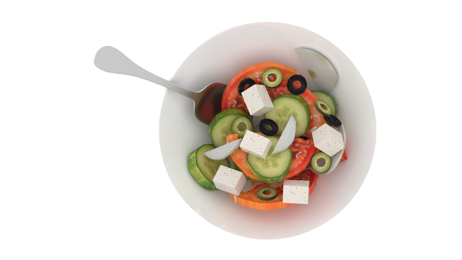 Greek Salad 3D model_17