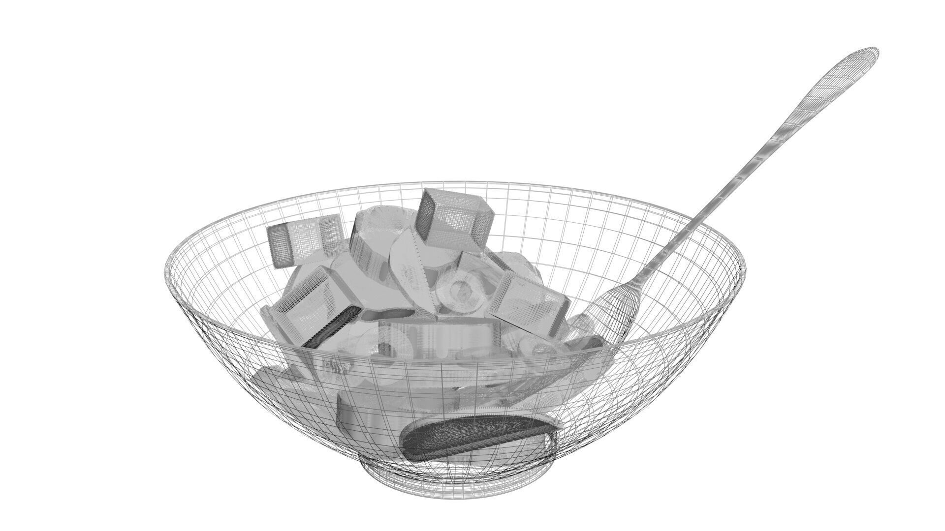 Greek Salad 3D model_25