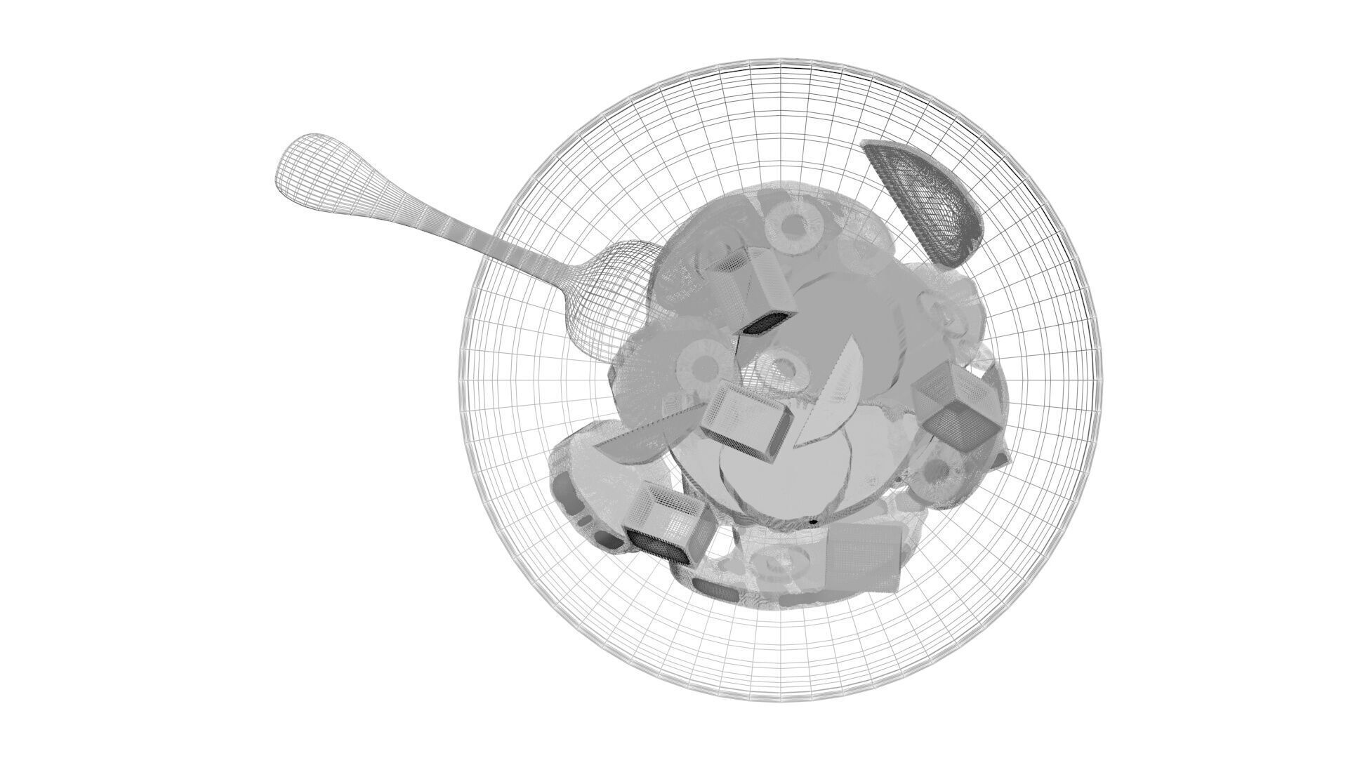 Greek Salad 3D model_29