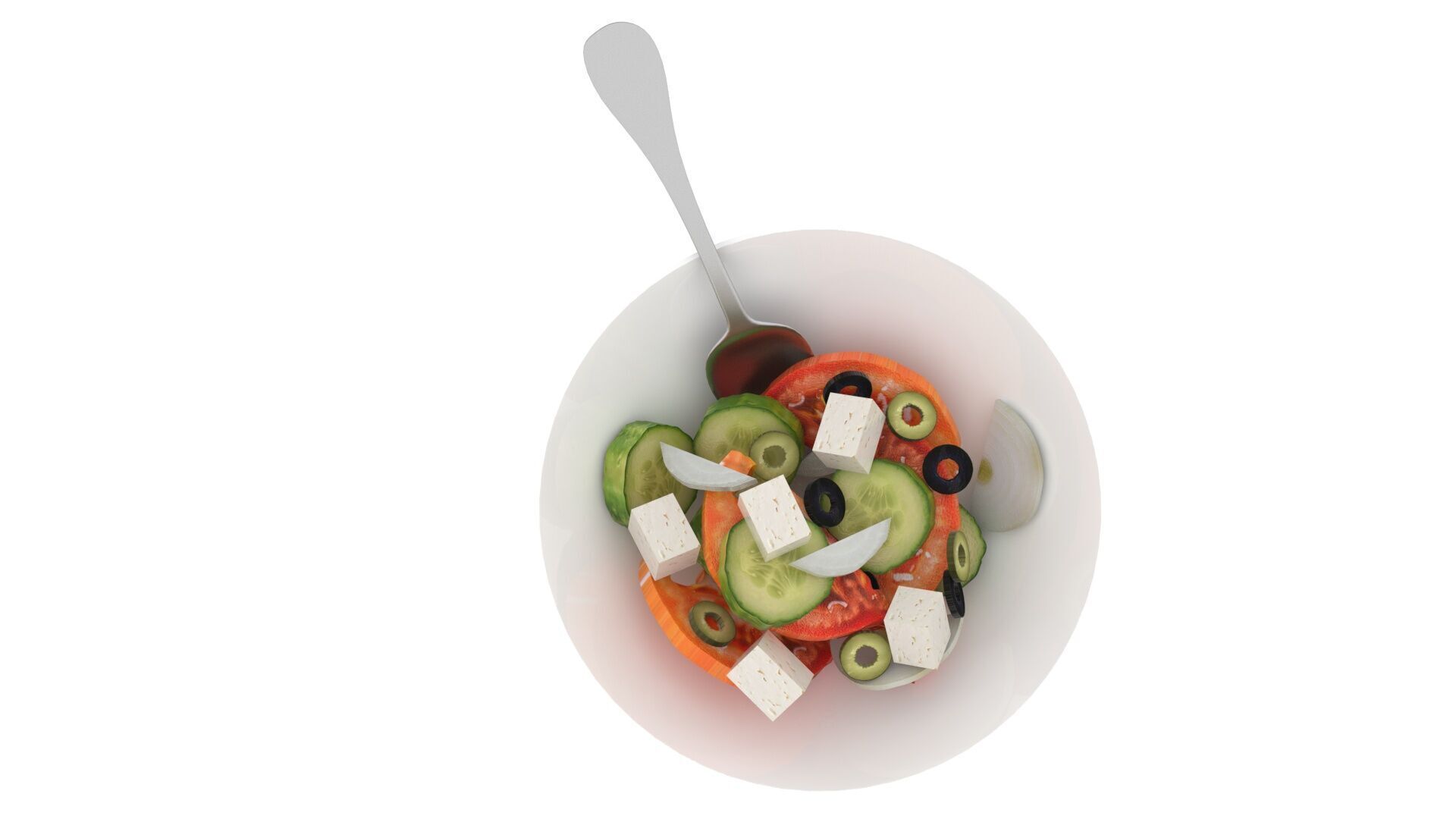 Greek Salad 3D model_12