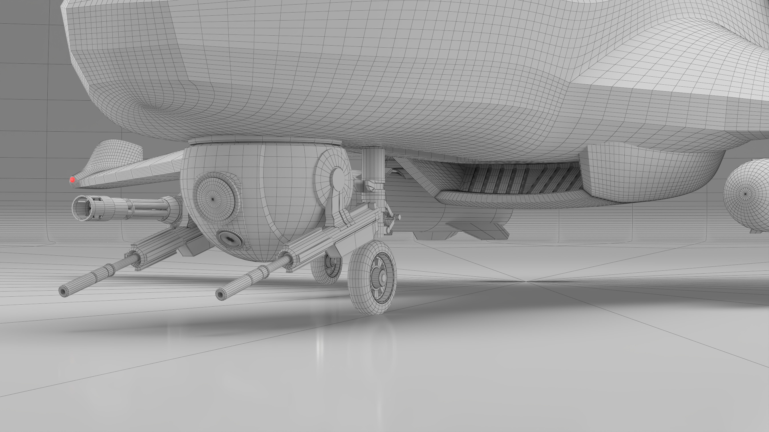 Future Drone Global Hawk  GI 3D model  Low-poly 3D model_12