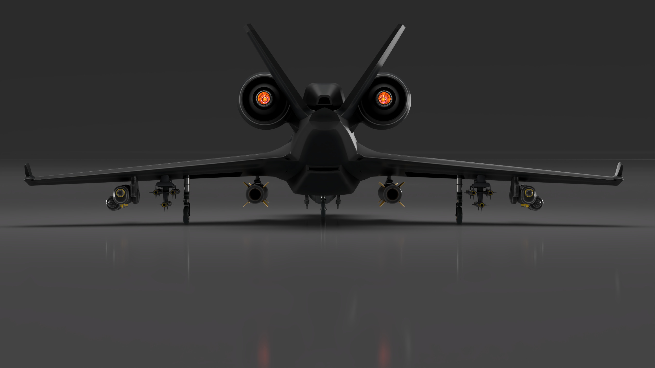 Future Drone Global Hawk  GI 3D model  Low-poly 3D model_6