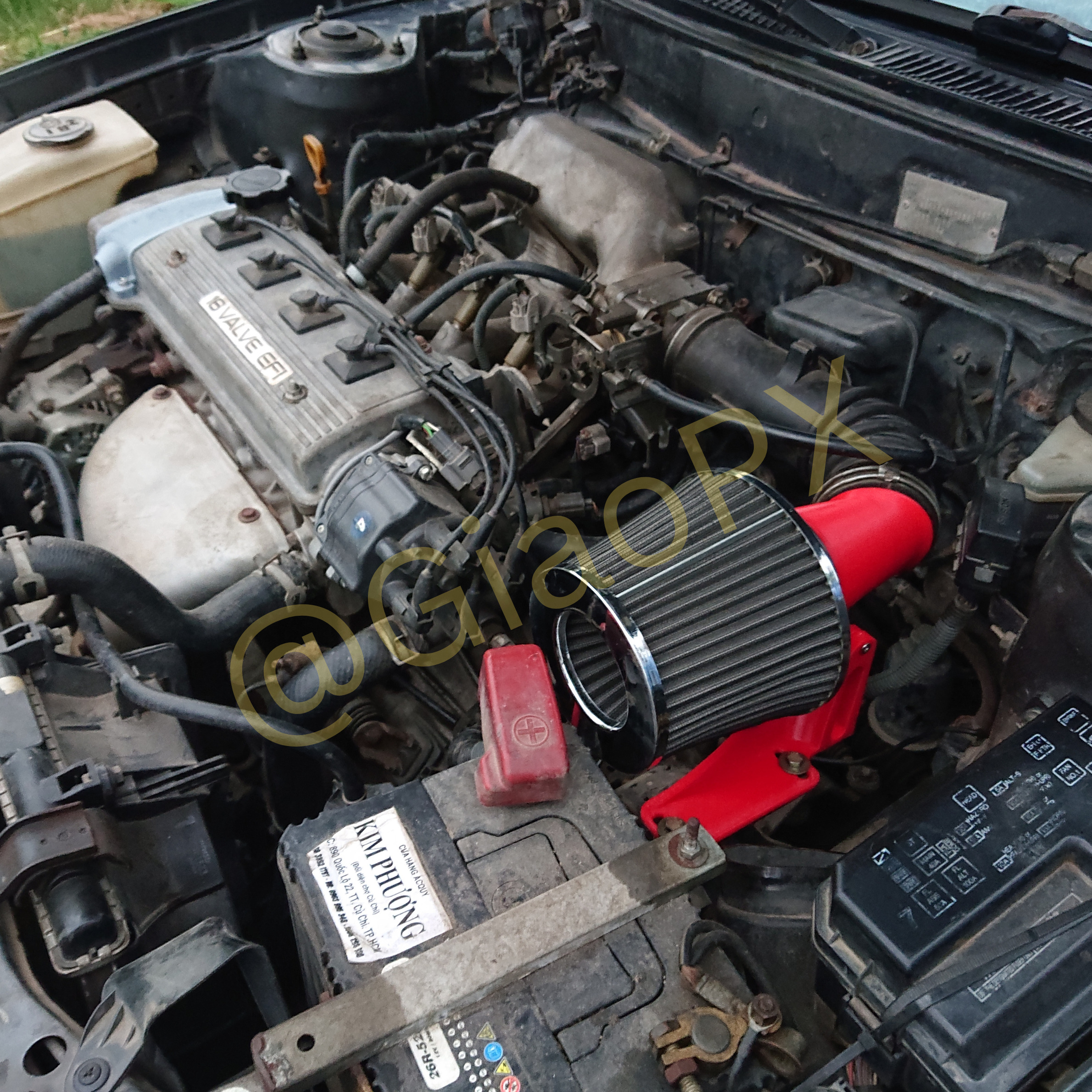 Toyota Corolla Corona 4AFE Pod Filter kit 3D print model_5