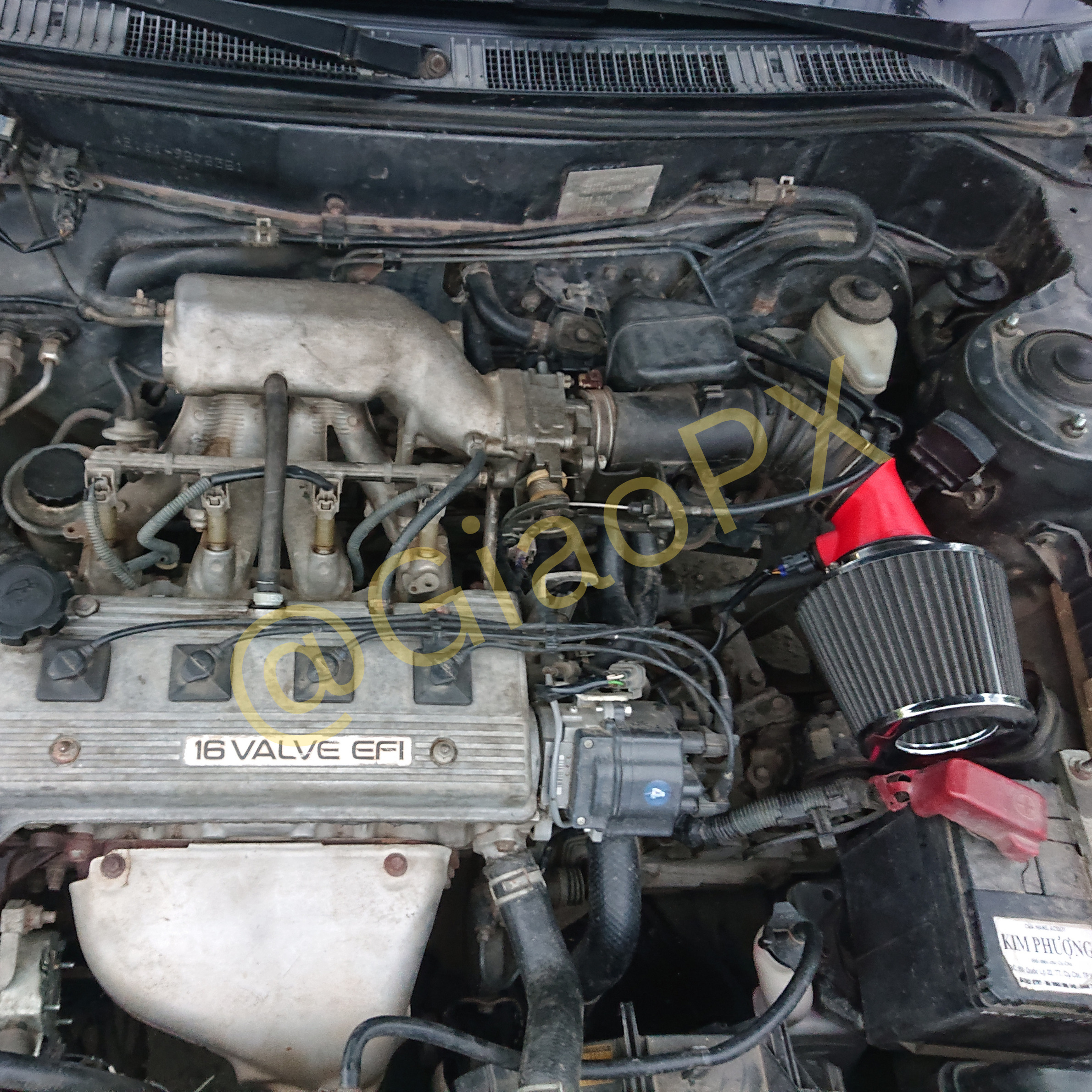 Toyota Corolla Corona 4AFE Pod Filter kit 3D print model_9