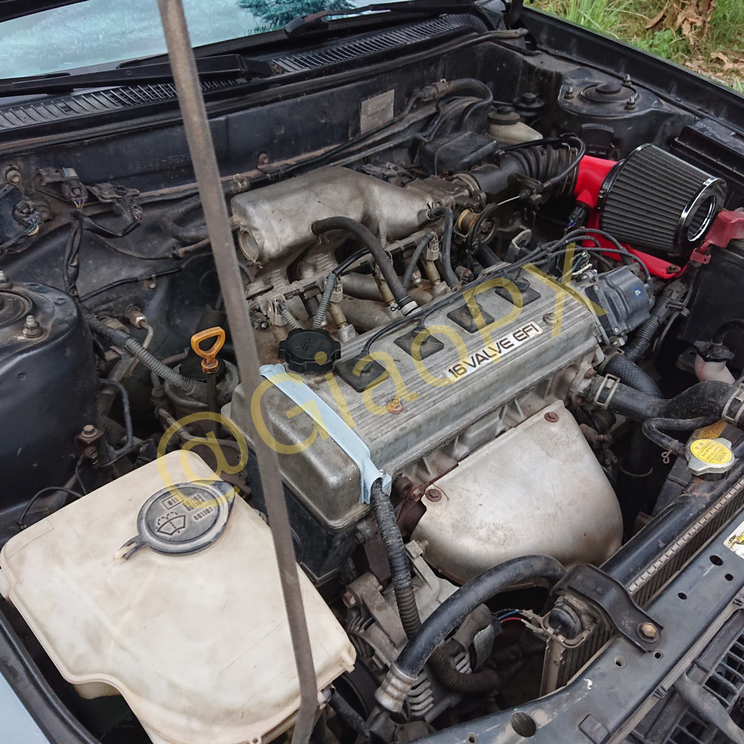 Toyota Corolla Corona 4AFE Pod Filter kit 3D print model_11