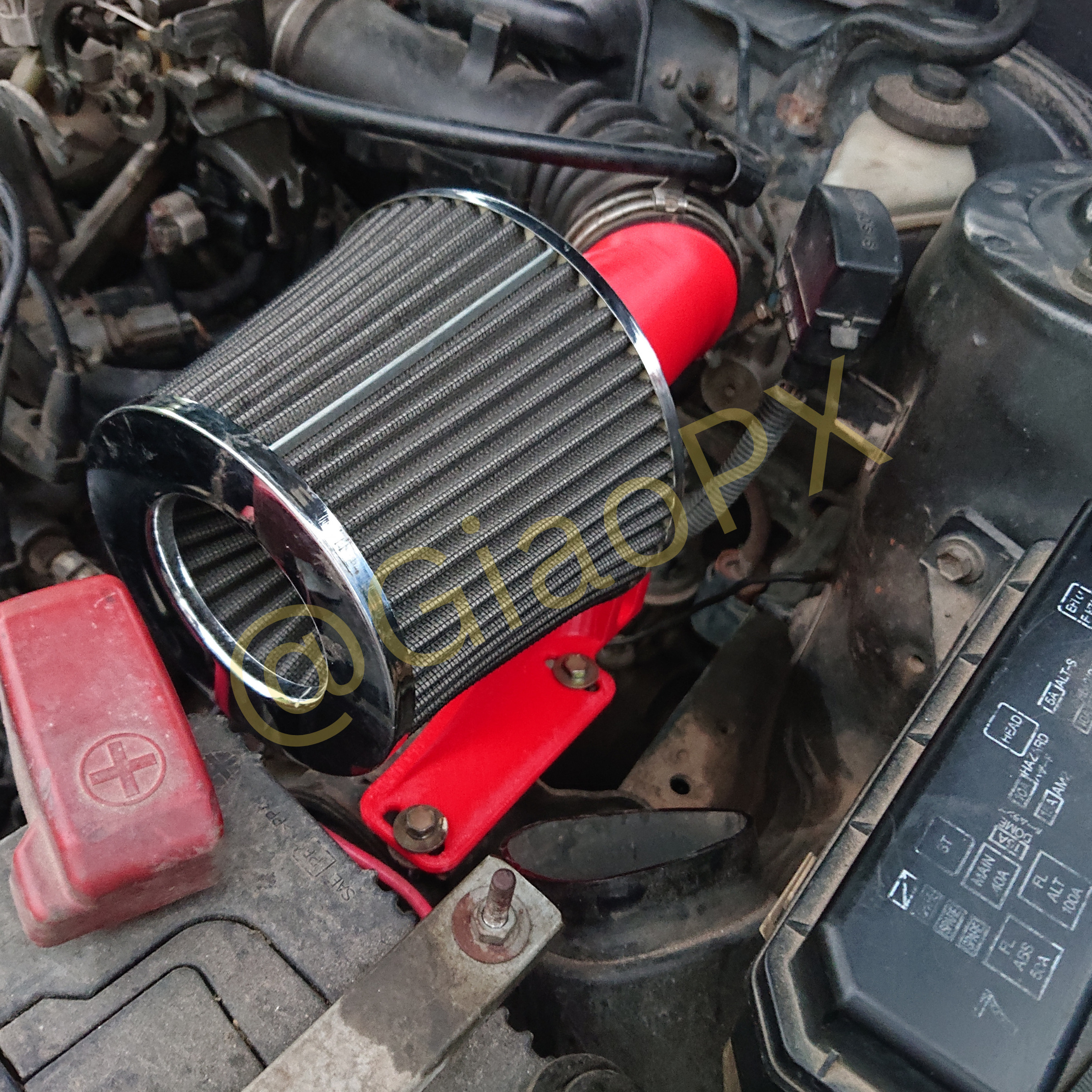 Toyota Corolla Corona 4AFE Pod Filter kit 3D print model_2