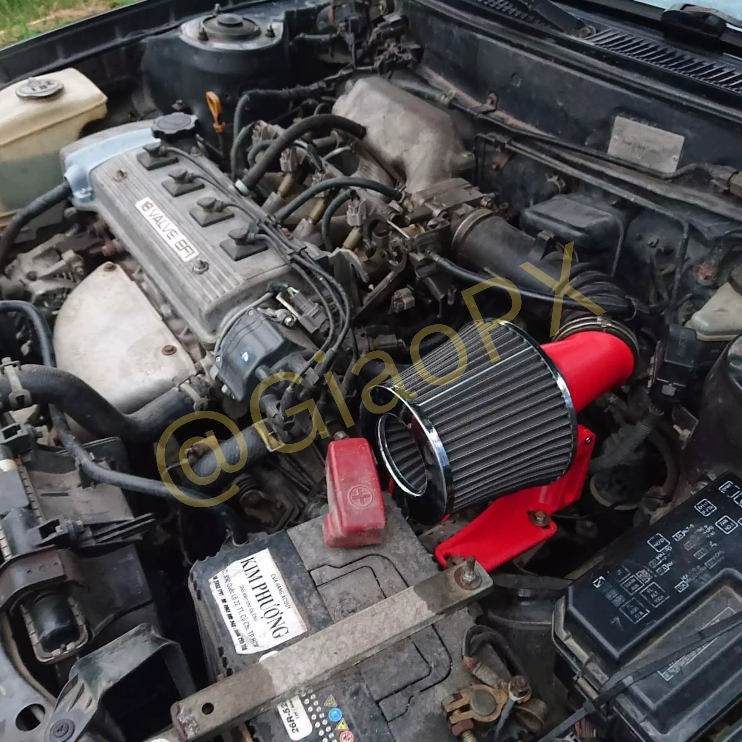 Toyota Corolla Corona 4AFE Pod Filter kit 3D print model_0