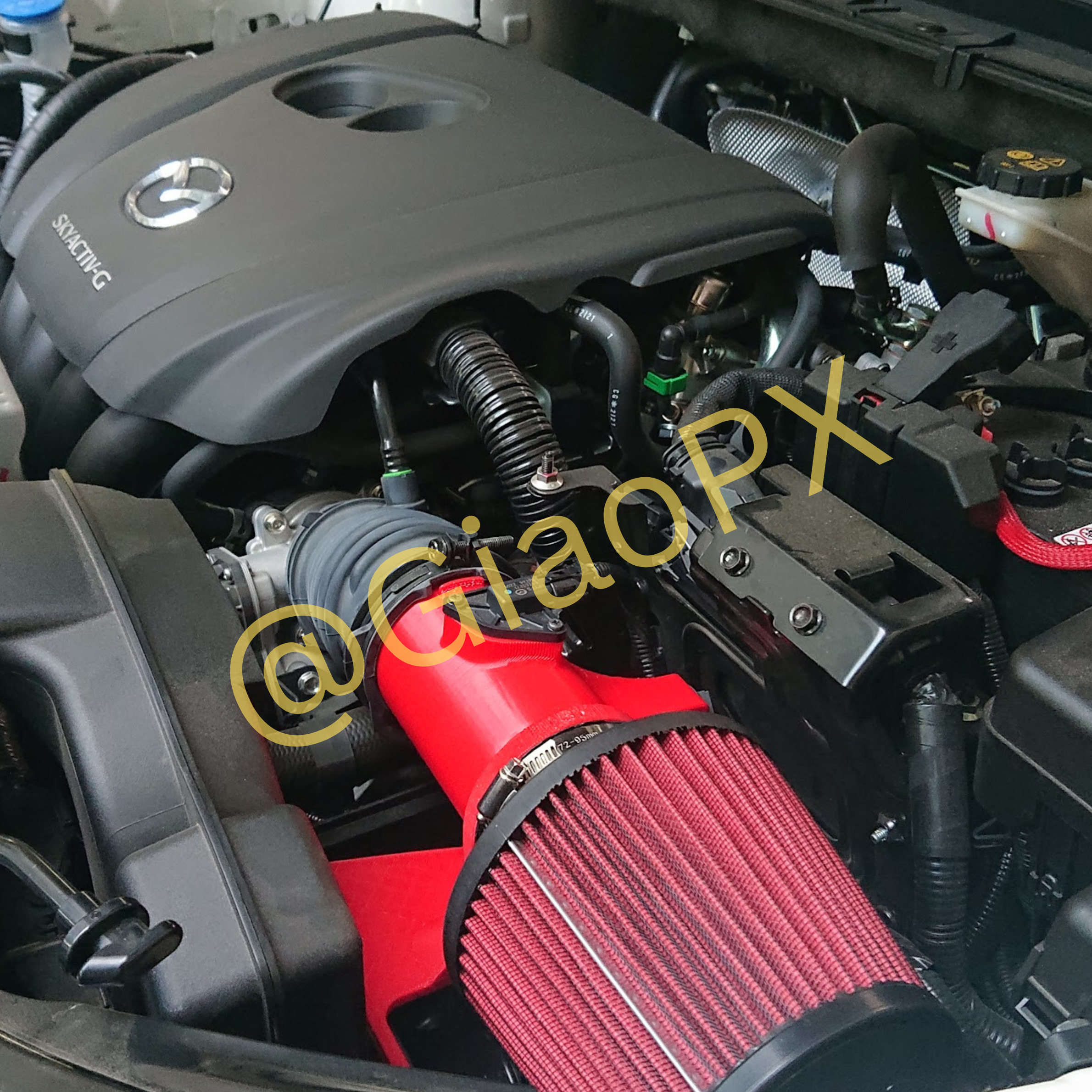 Mazda 3 6 CX5 CX8 Pod Filter Piping 2015 - 2024 3D print model 3D print model_29