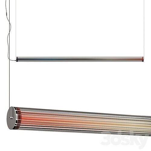 Horizontal Pendant Lamp Free low-poly 3D model