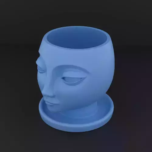 Alien Planter Pot - 3D Printable Succulent Planter 3D print model