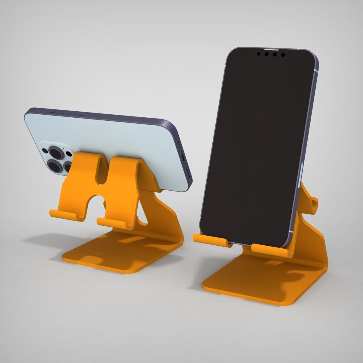 Dual Position Stand for Smartphones 3D print model_13