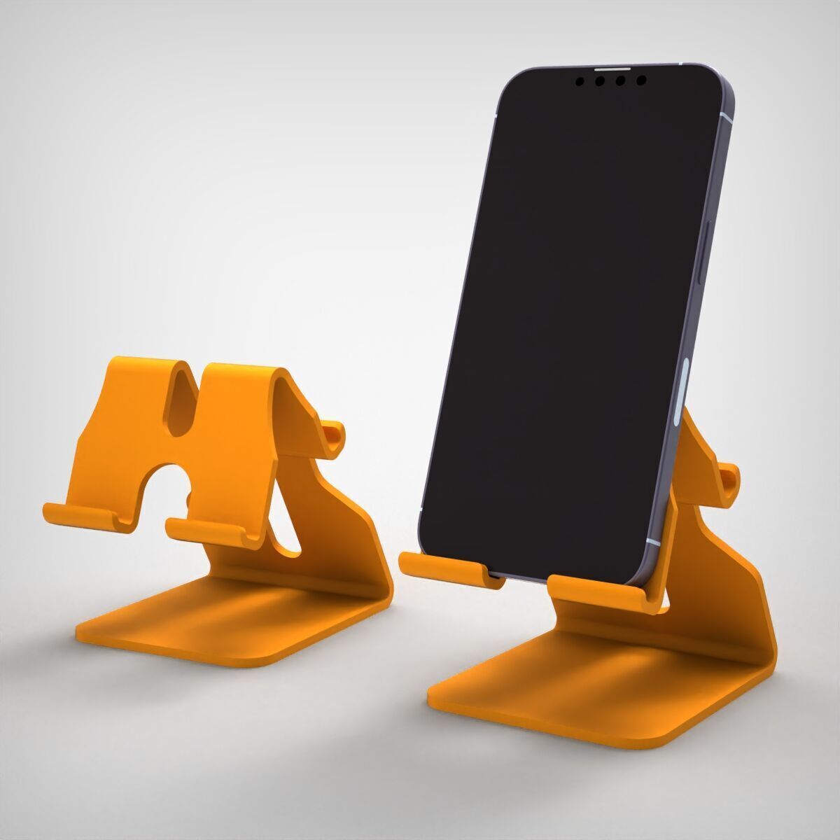 Dual Position Stand for Smartphones 3D print model_4