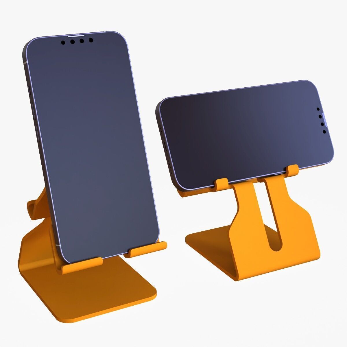 Dual Position Stand for Smartphones 3D print model_14