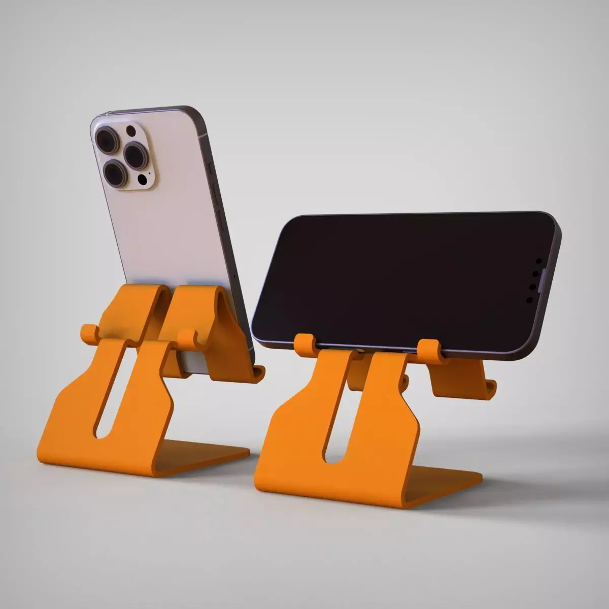 Dual Position Stand for Smartphones 3D print model_0