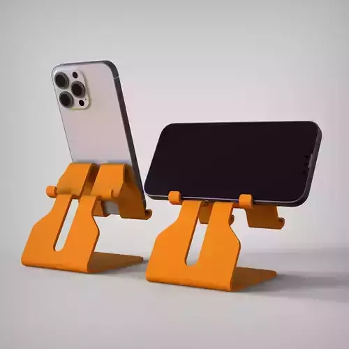 Dual Position Stand for Smartphones 3D print model
