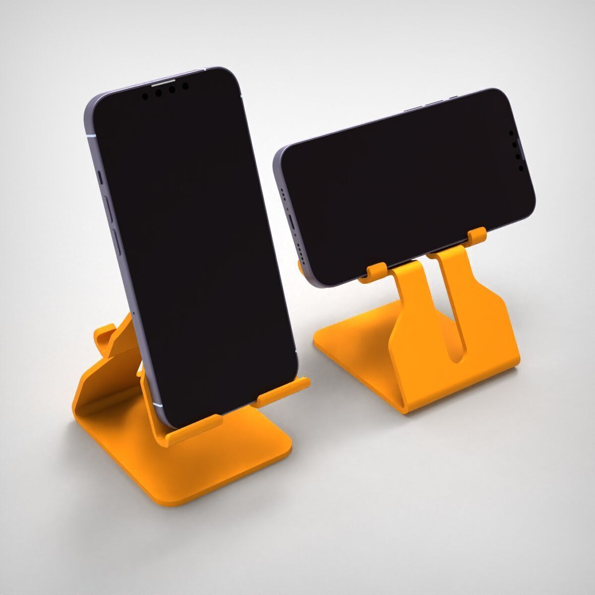 Dual Position Stand for Smartphones 3D print model_9
