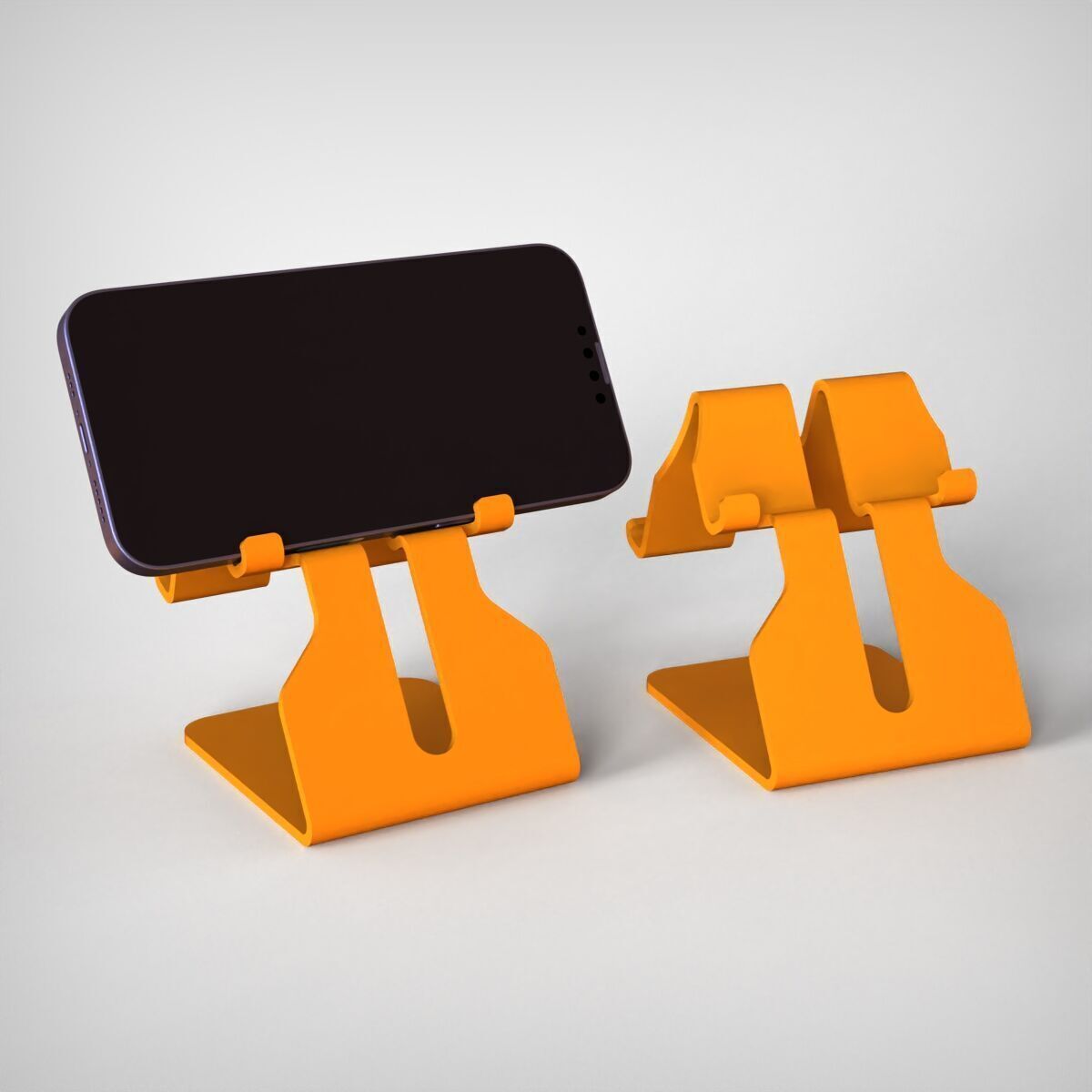 Dual Position Stand for Smartphones 3D print model_5