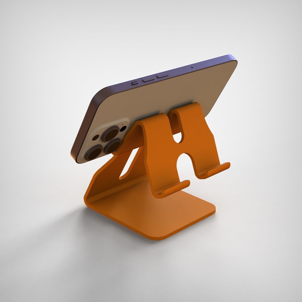 Dual Position Stand for Smartphones 3D print model_6