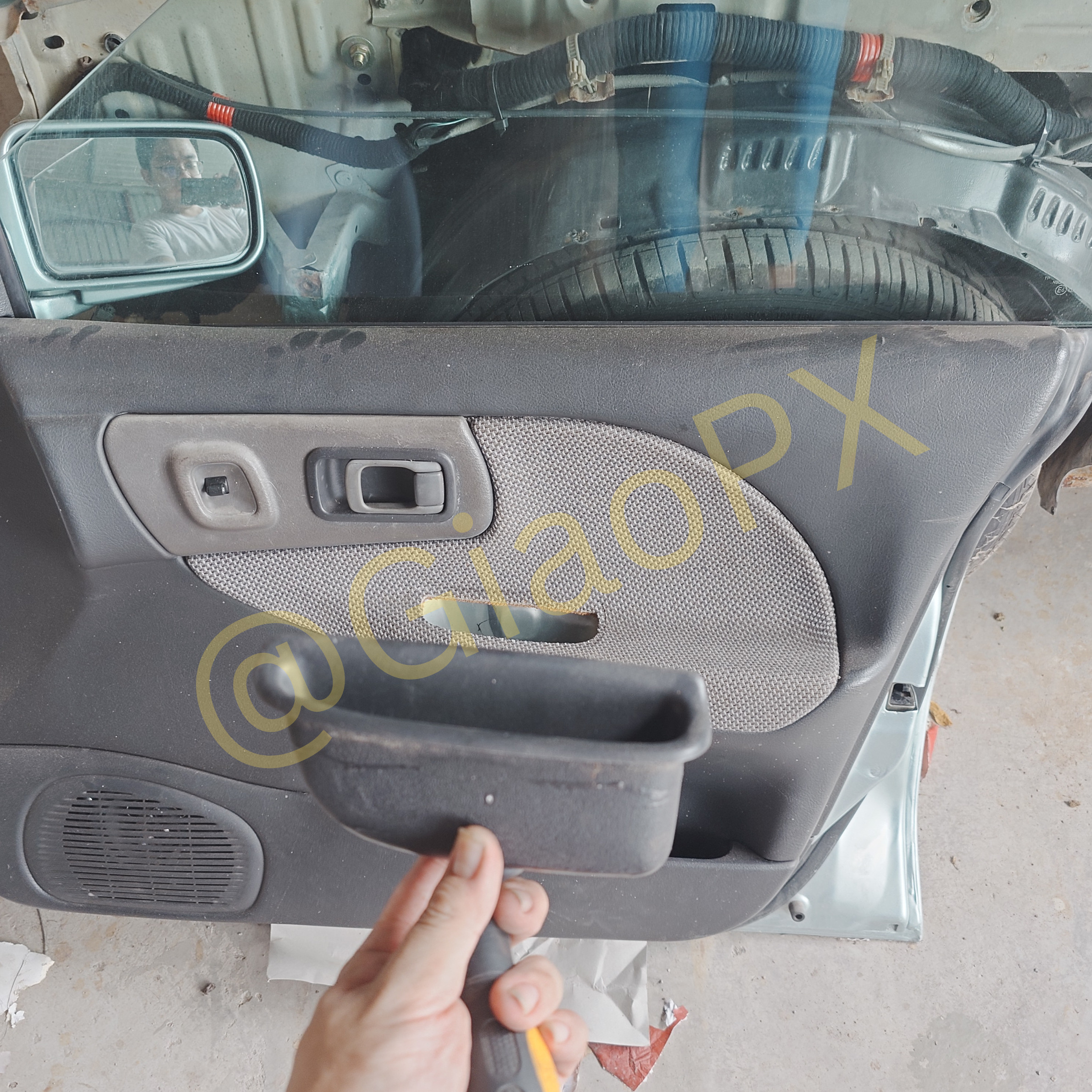 Subaru Impreza GC8 Door Handle 3D Scanned Model 3D print model_11