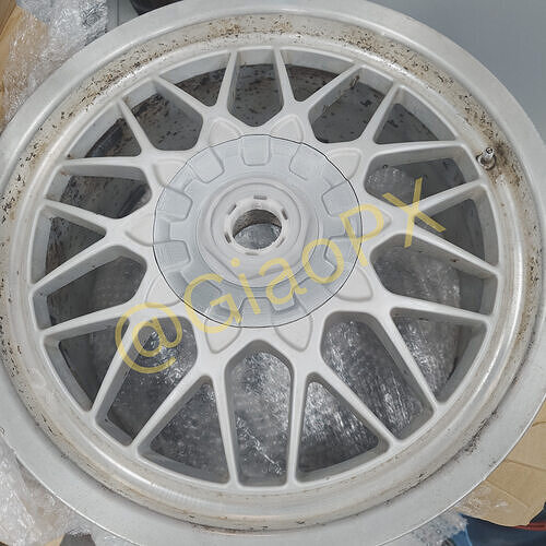 BBS RG191 Waffle 09  24  187 and Nut set 3D print model 3D print model
