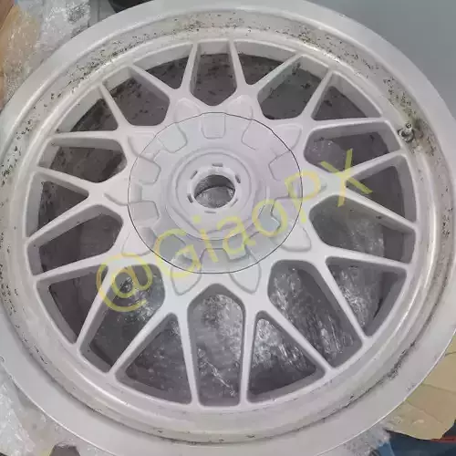 BBS RG191 Waffle 09  24  187 and Nut set 3D print model 3D print model