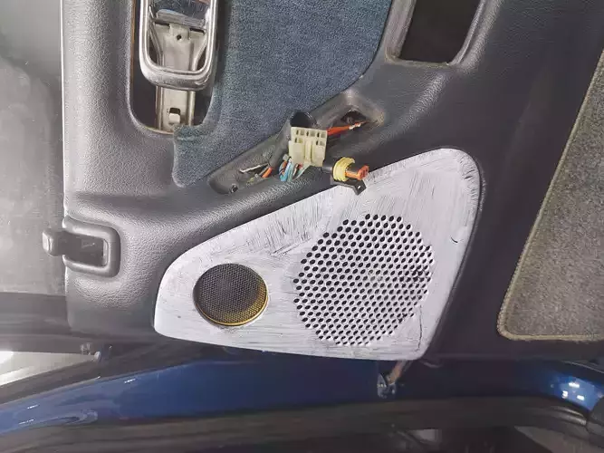 Toyota Crown JZS133 Rear 13 cm Speaker Mount 3D Model