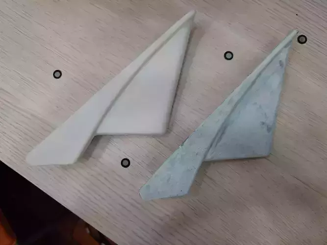 Toyota Crown JZS133 Side Mirror Interior Bolt Cover 3D Scanned