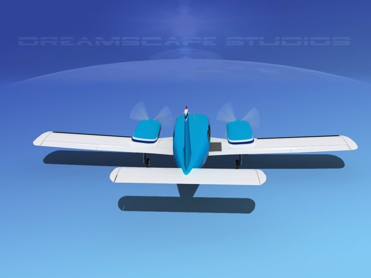 Piper PA-34 Seneca V04 3D model_6