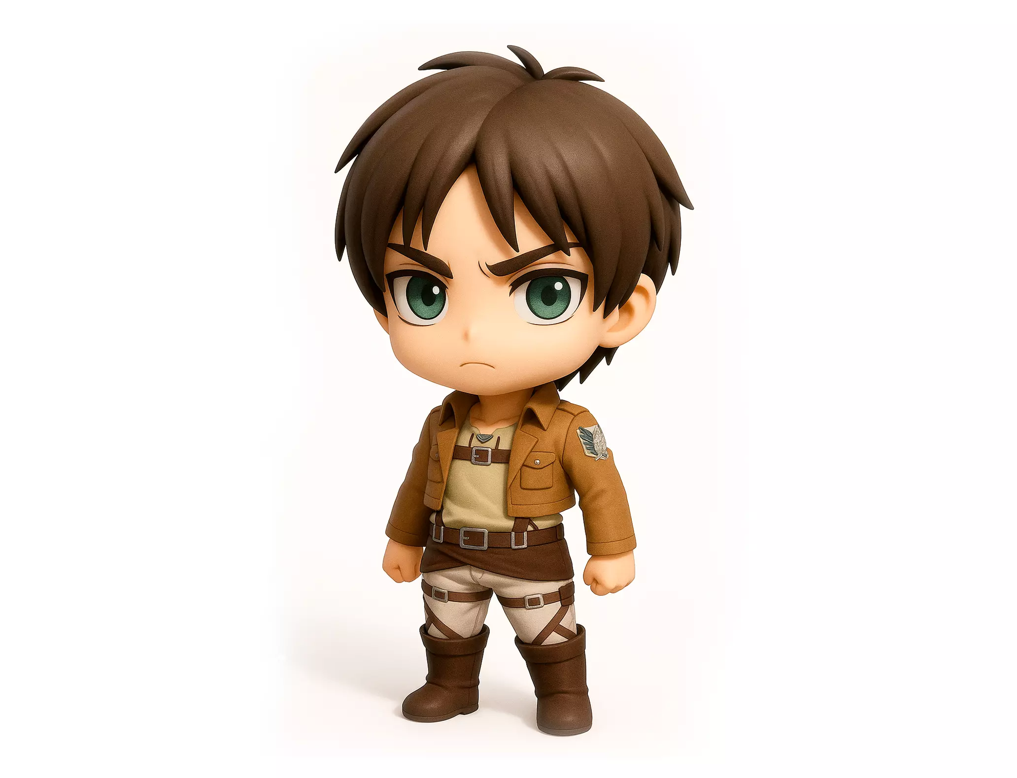 Chibi Eren 3D print model_0