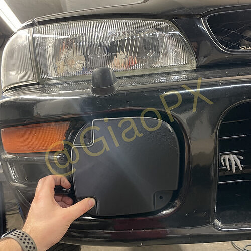 Scanned     Subaru Impreza GC8 Fog Light Cover 3D print model