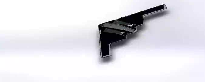 SolidWorks B2 Stealth Bomber 3D Model 3D print model