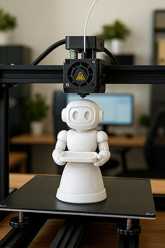 Robot Waiter 3D Model STL File 3D print model