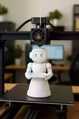 Robot Waiter 3D Model STL File