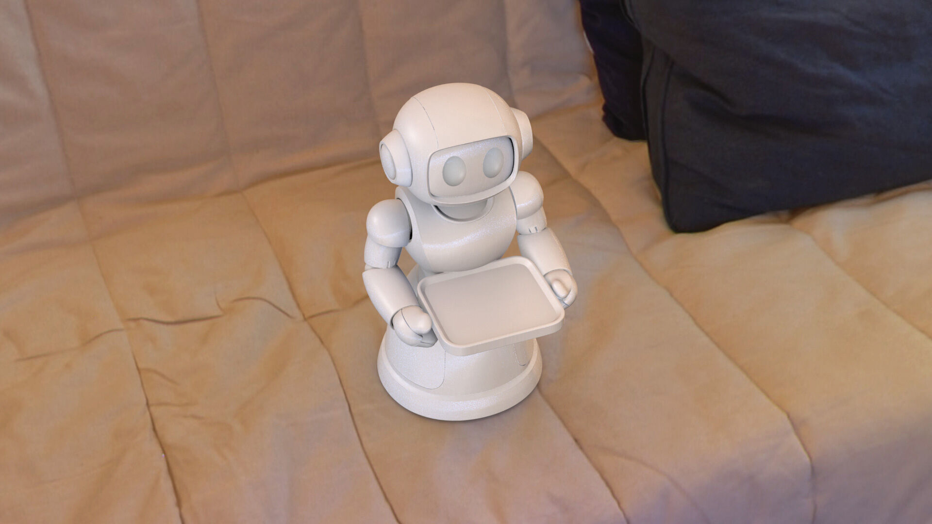 Robot Waiter 3D Model STL File 3D print model_9