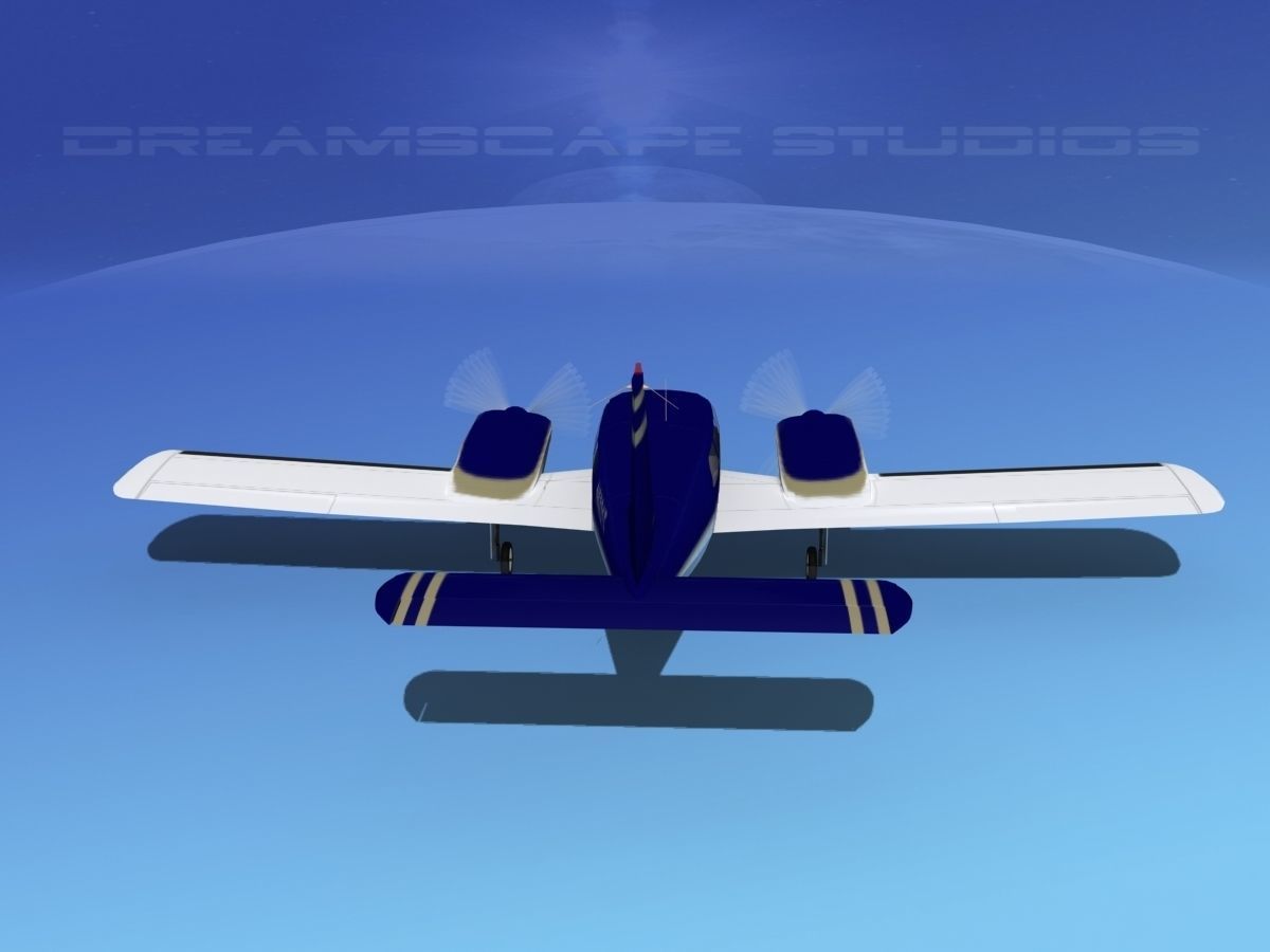 Piper PA-34 Seneca V06 3D model_6