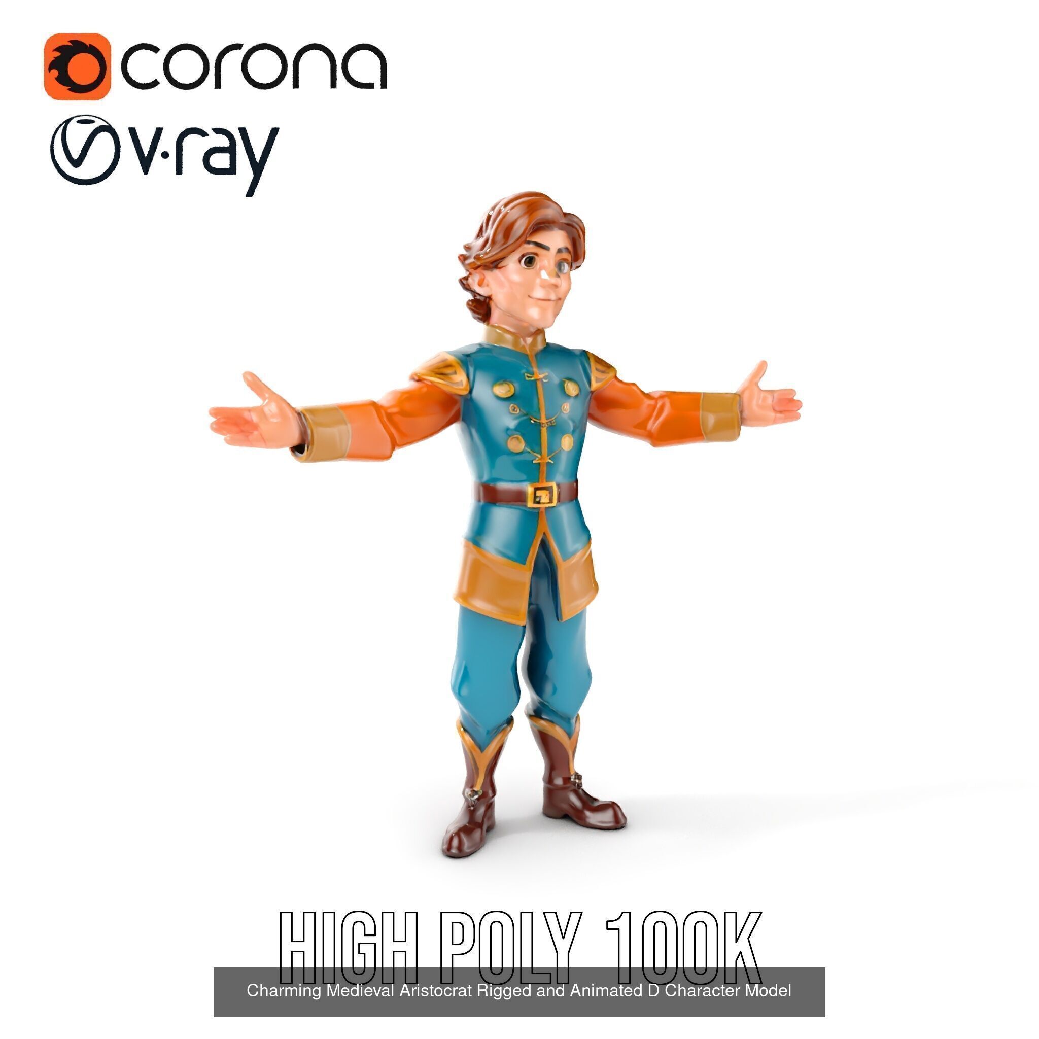 Princes of Elegance Pack 3D Model Collection_17