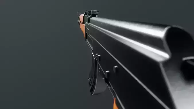 AK-47 Game Ready 3D Model