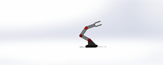 SolidWorks Robotic Arm  Mechanism Simulation 3D print model