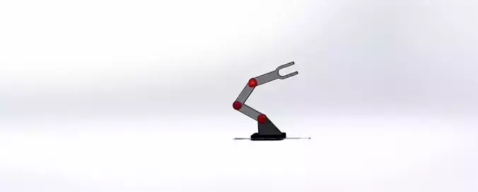SolidWorks Robotic Arm  Mechanism Simulation