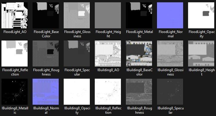 Industrial Building 8  Low-poly 3D model_18