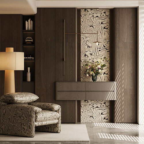 Italian-style entrance hall 3D model