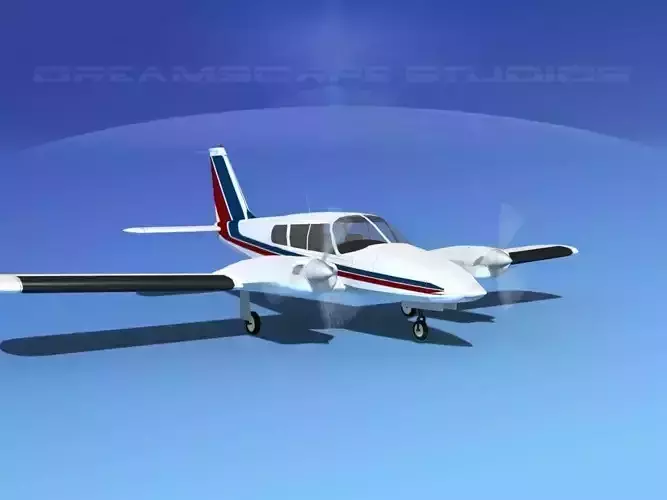 Piper PA-34 Seneca V10 3D model
