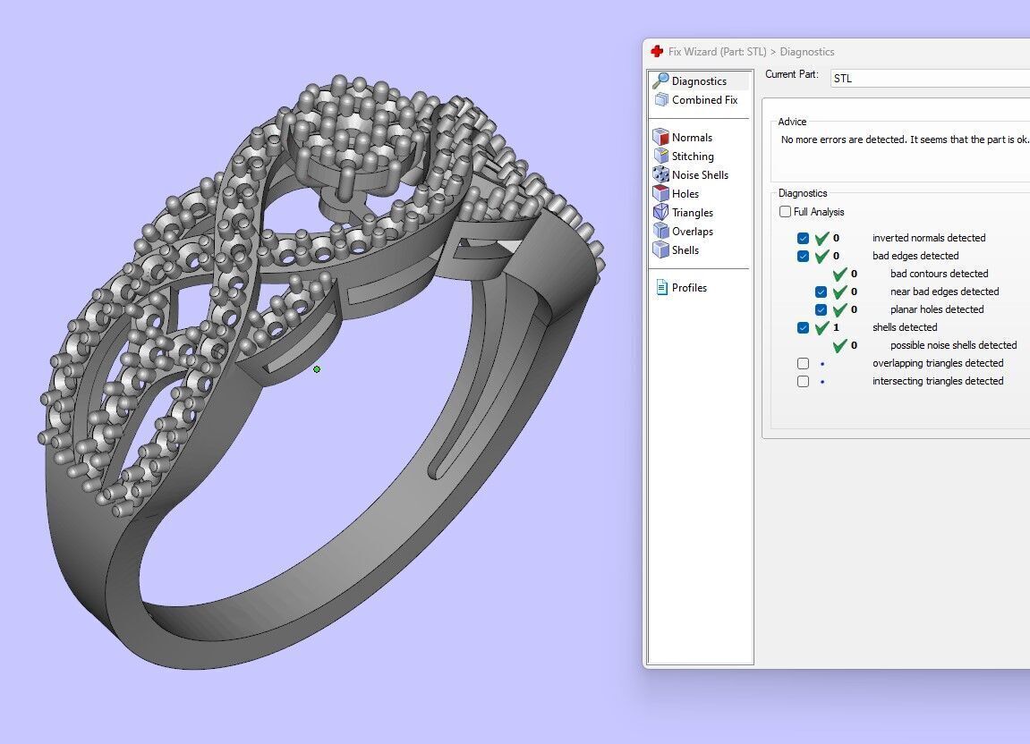 solitaire ring 3D print model_2