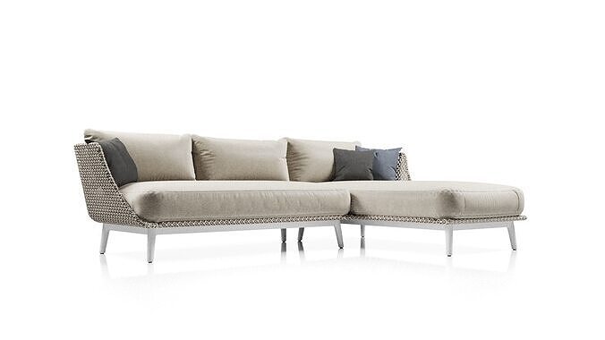 Dedon Mbarq sectional sofa 3D model