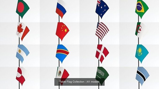 Table Flag Collection  