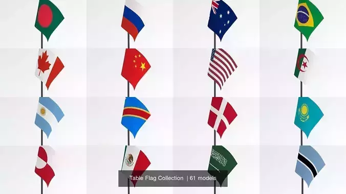 Table Flag Collection  