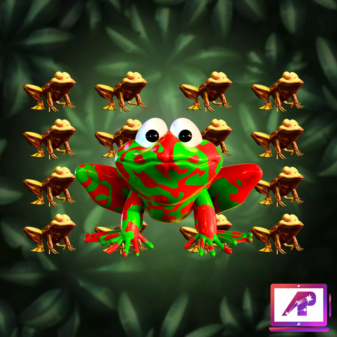 Donkey Kong Country Winky the Frog 3D print model