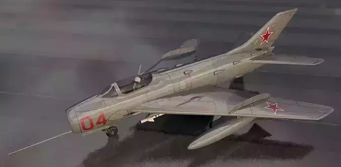 Mikoyan-Gurevich MIG-19 Farmer 3D model